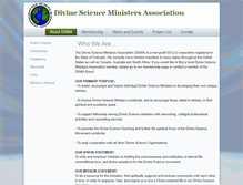 Tablet Screenshot of divinescienceministersassociation.com